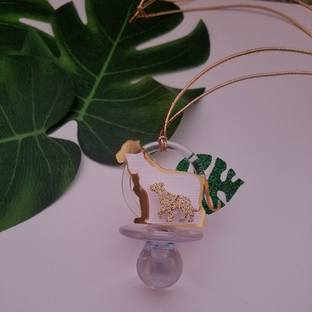 Custom Pacifiers for the "Don't Say Baby" Game